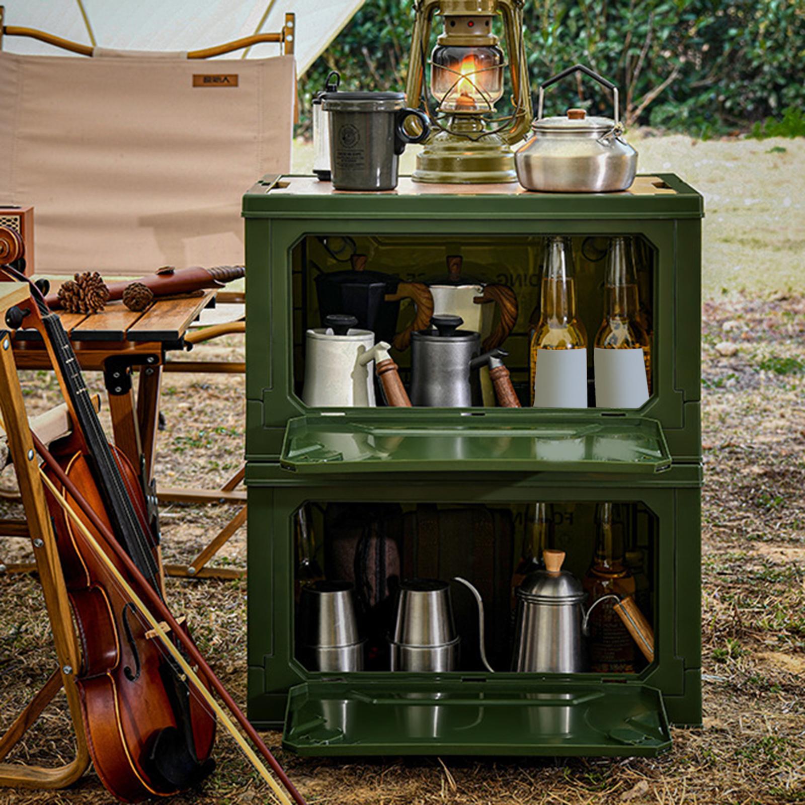 Outdoor Camping Bin - Caja de Almacenamiento para Camping, Contenedor