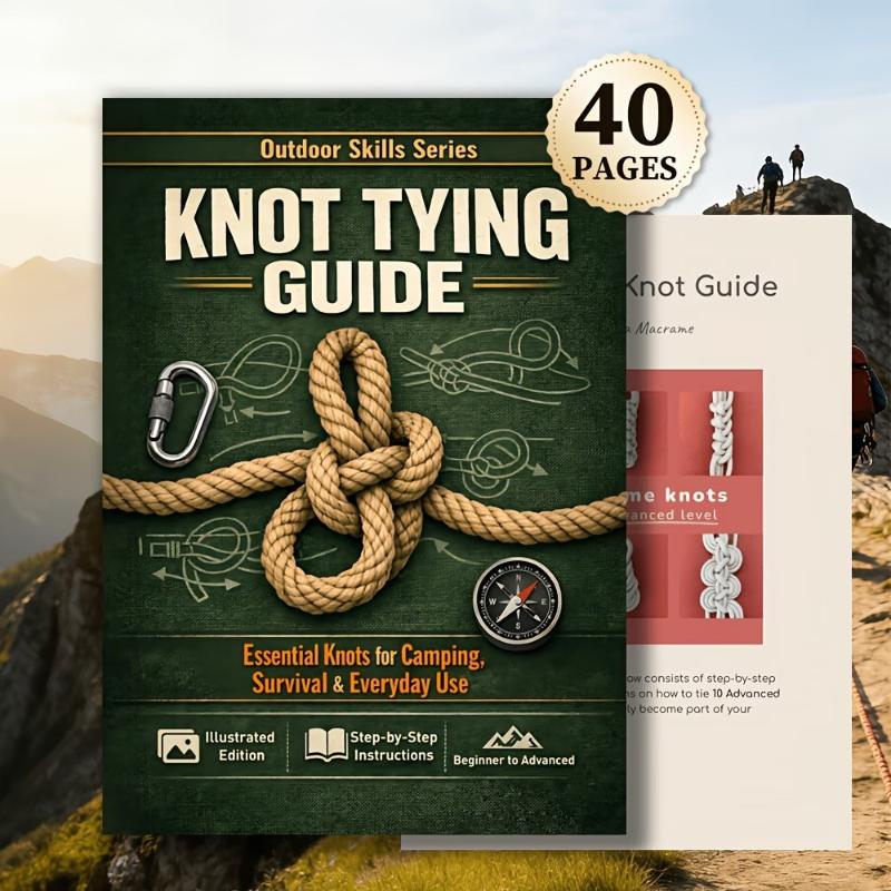 Outdoor Camping Adventures - Guía Esencial para Atar Nudos: 50