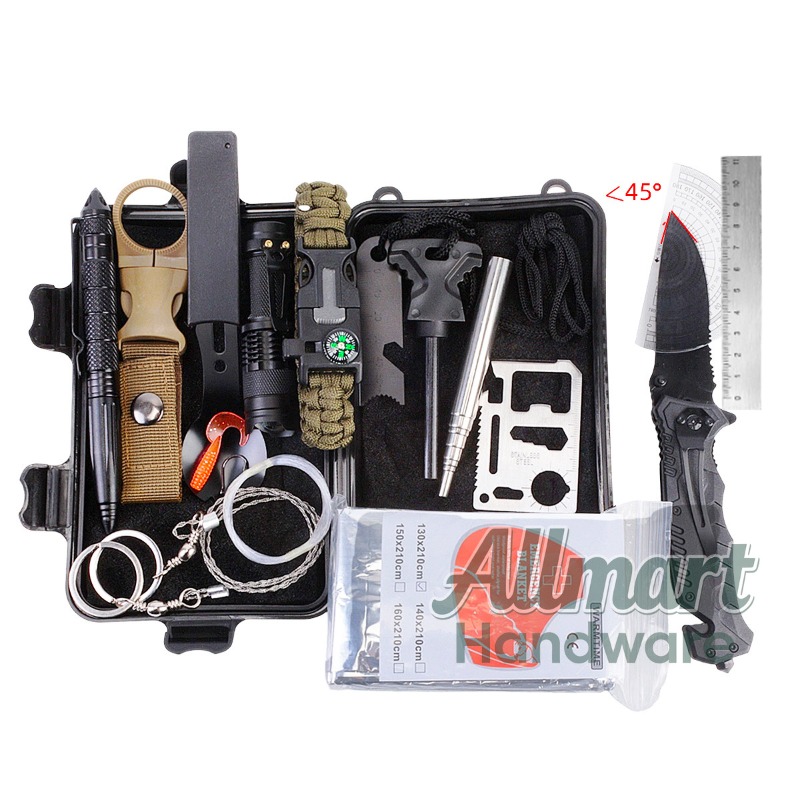 First Aid Kit Camping - Caja de herramientas de supervivencia EDC