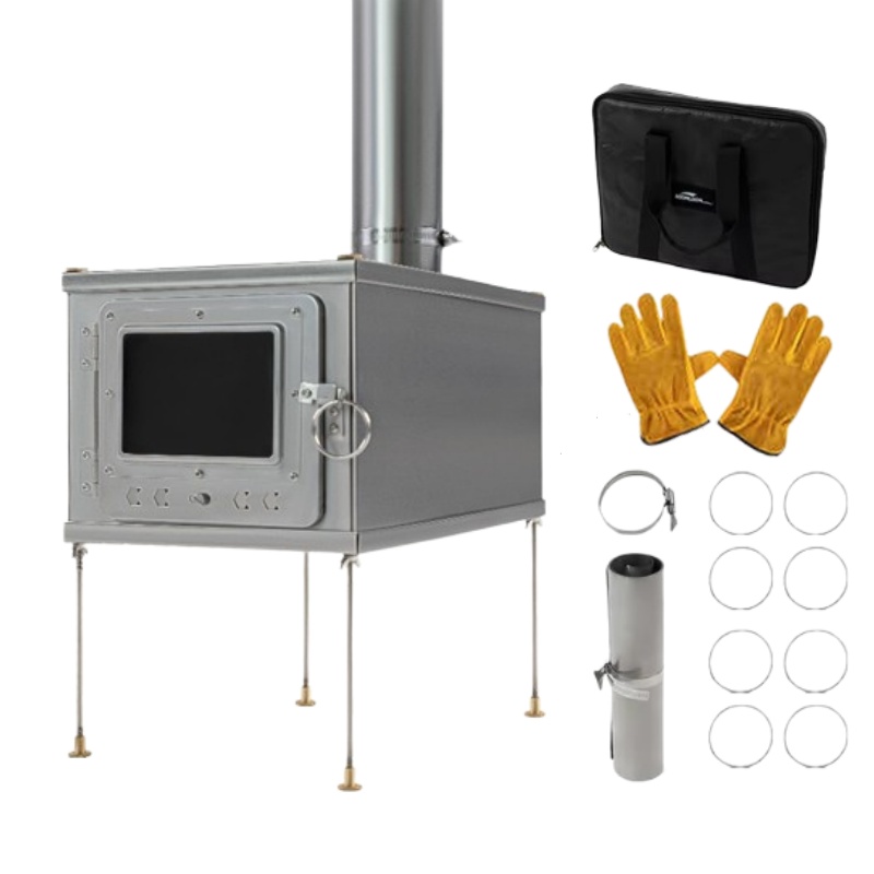 Outdoor Camping Stove Wood - Tienda de campaña plegable, estufa ligera