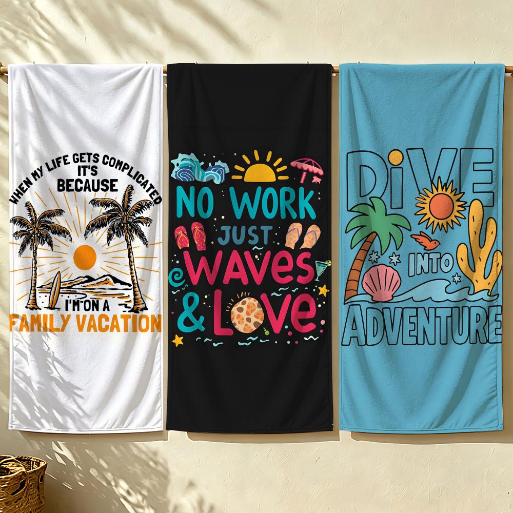 Outdoor Camping Quotes - Toalla de playa Quote T-Take me