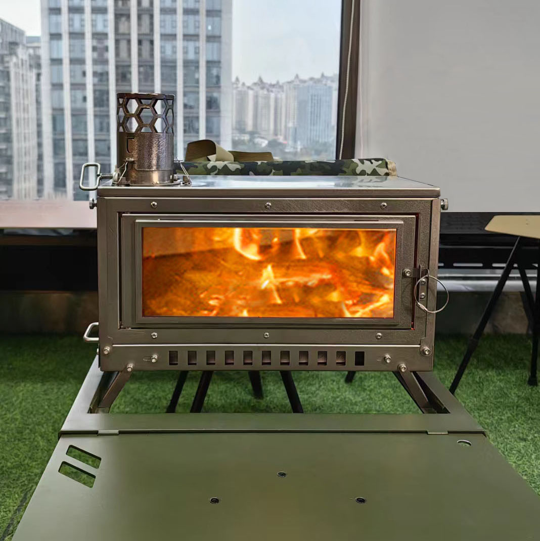 Outdoor Camping Stove Wood - Estufa de leña, estufa de tienda,