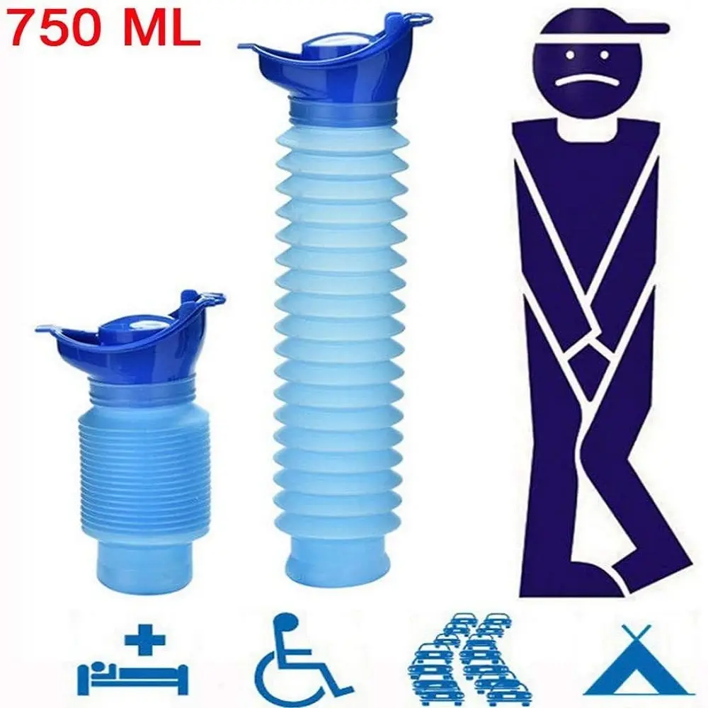 Outdoor Camping Urinal - Urinario portátil para coche de 750ml,