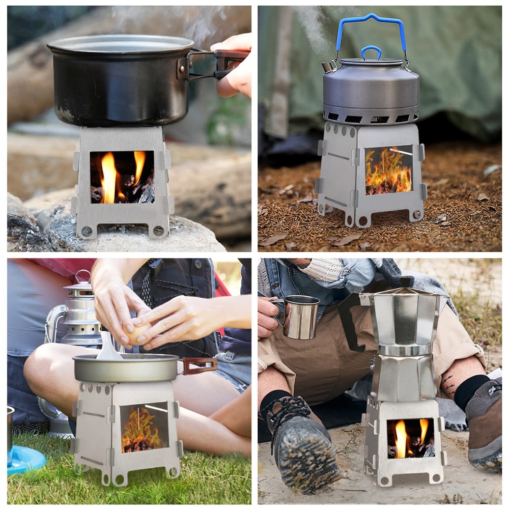 Outdoor Camping Stove Wood - Horno de Camping, estufa de leña,