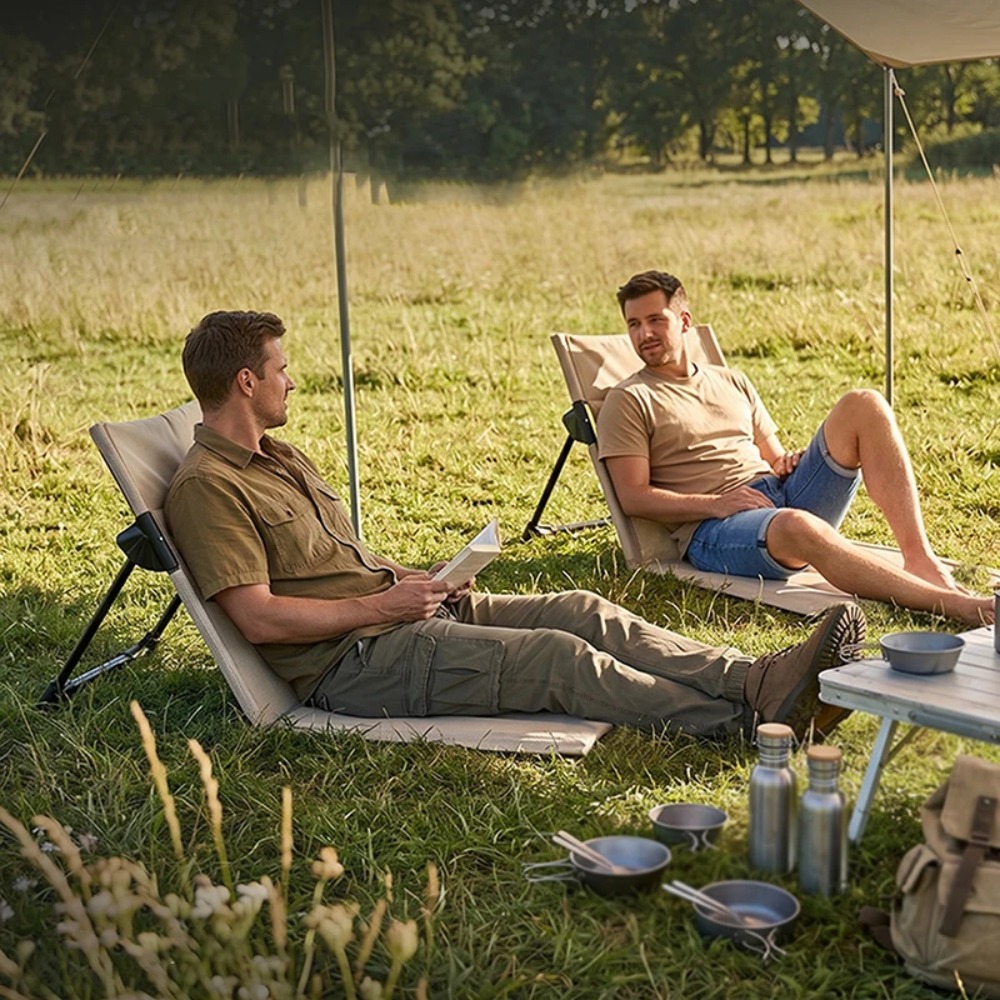 Outdoor Camping Recliner - Silla Plegable para Vacaciones en la