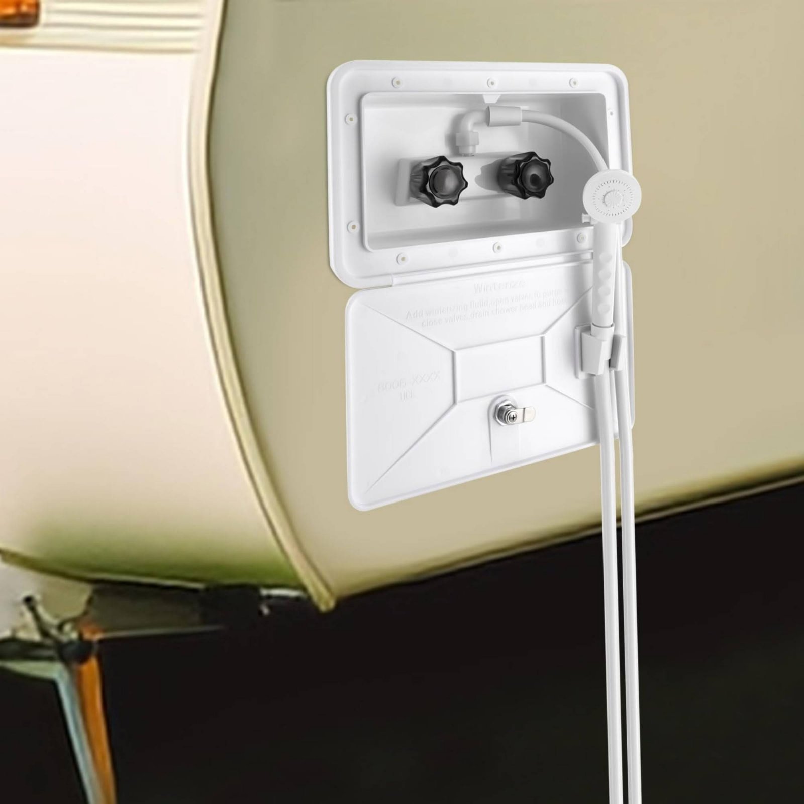 Outdoor Camping Showers - Caja de Ducha Exterior para RV,