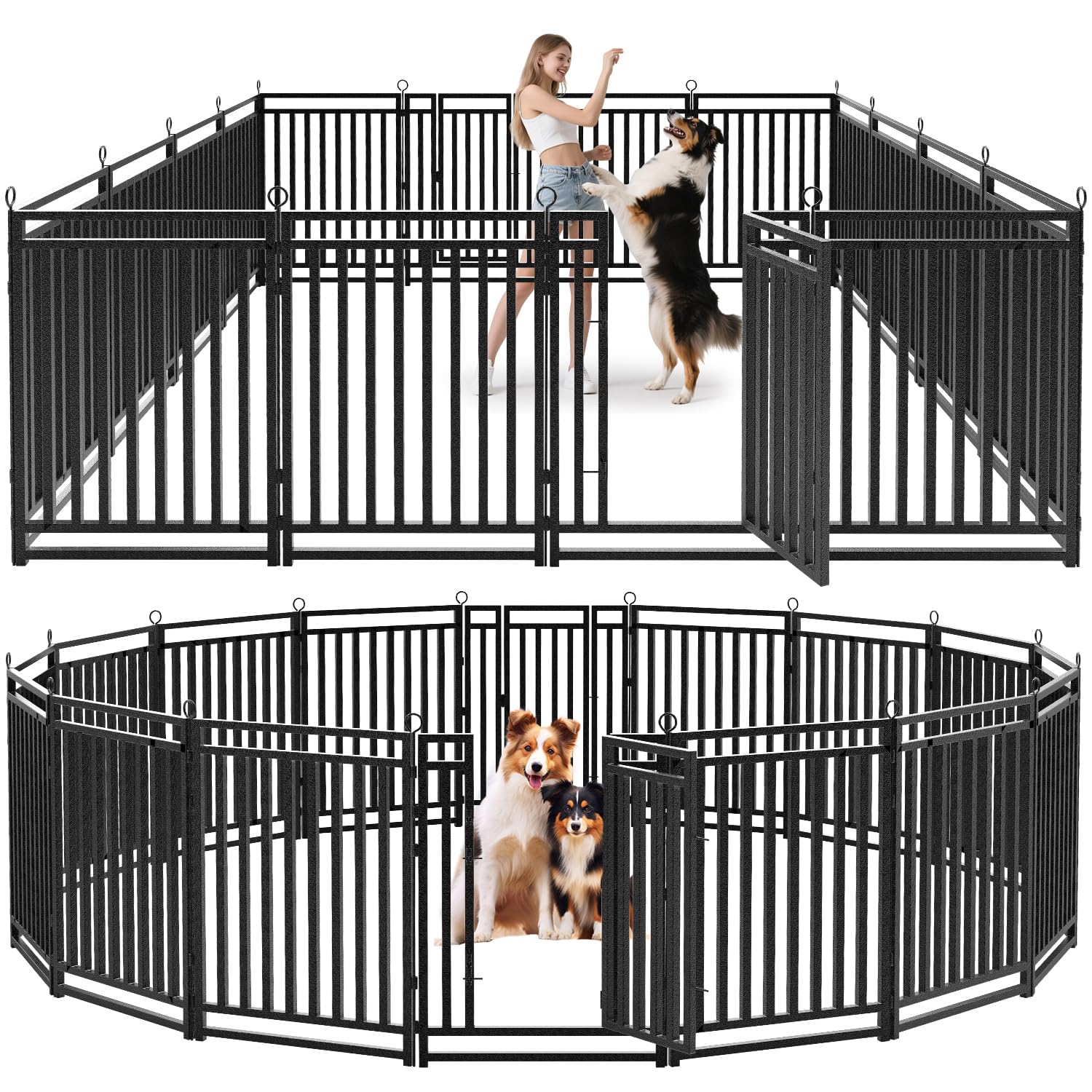 Outdoor Camping Dog Fence - Valla para Perros Reforzada para Exteriores,