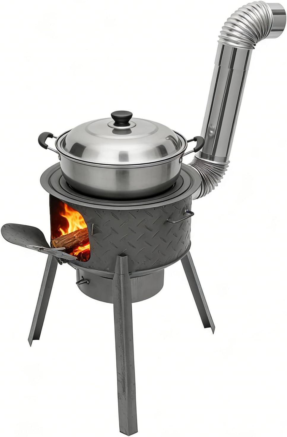 Outdoor Camping Stove Wood - Estufa Portátil de Leña para Acampar