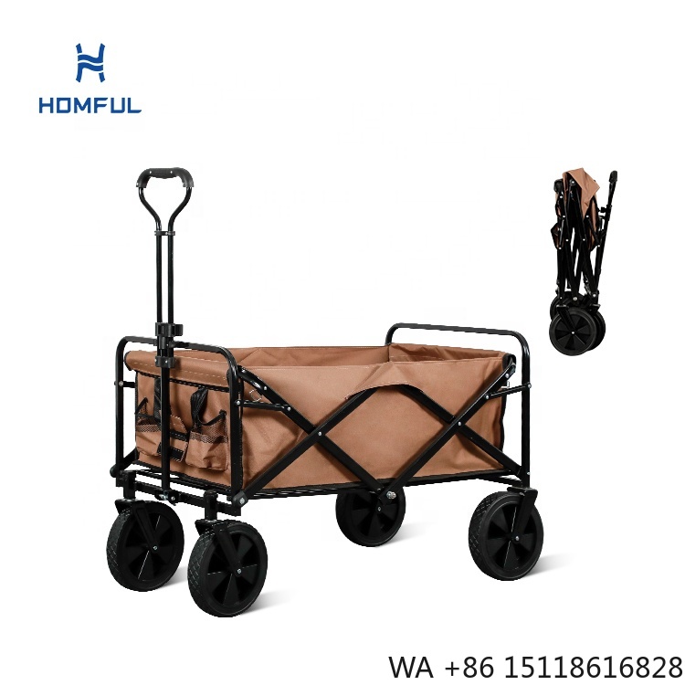 Outdoor Camping Trolley - Carrito de Pesca Plegable HOMFUL, Carrito
