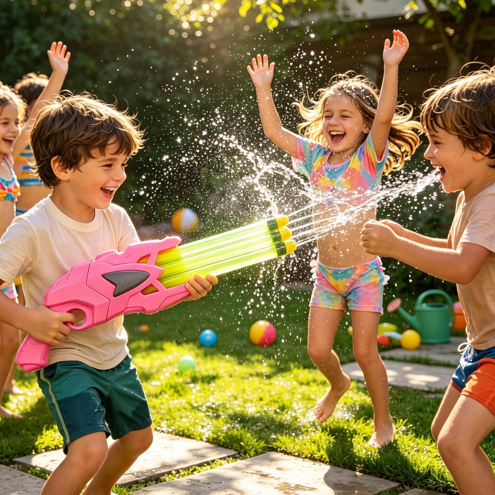 Outdoor Boys Camping Youtube - Pistola de Agua Extensible con Múltiples