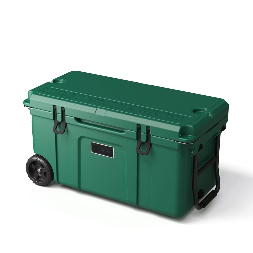 Outdoor Camping Trolley - Nevera Portátil de Plástico Rotomoldeado de