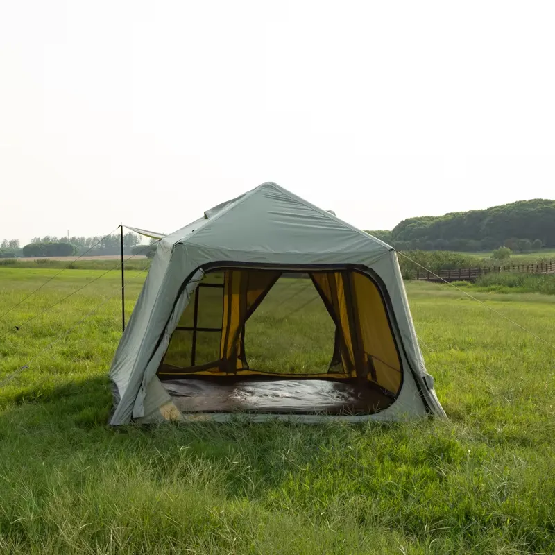Outdoor Camping Adventures - Carpa Inflable Portátil Impermeable de Tela