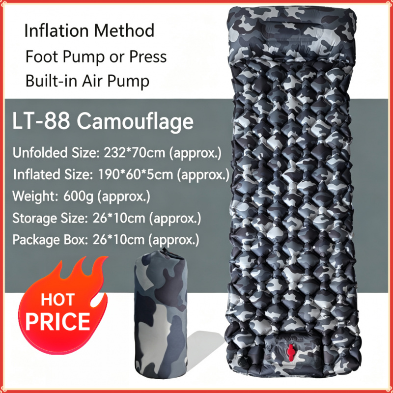 Outdoor Camping Rugs - Colchoneta Inflable para Acampar al Aire