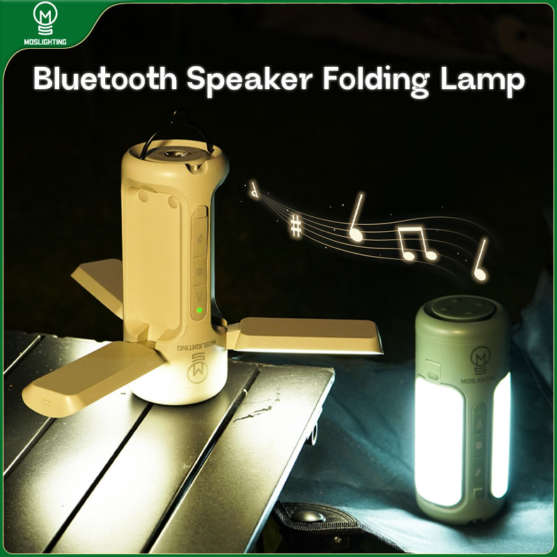 Zd Outdoor Camping - MOSLIGHTING-linterna plegable con Bluetooth para acampar