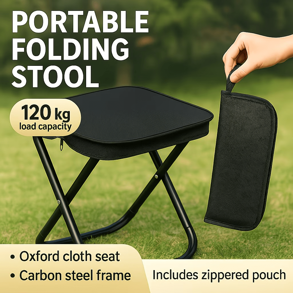 Outdoor Camping Loveseat - Silla Plegable Portátil, Ligera, con Estructura