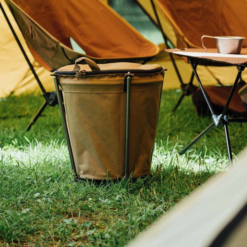 Outdoor Camping Bin - Cubo de basura para acampar al