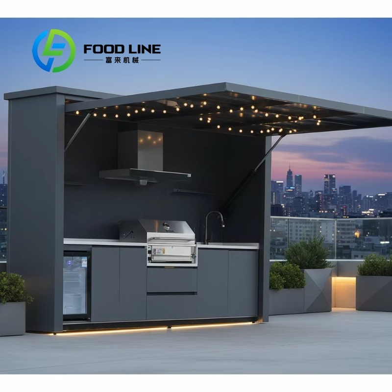 Outdoor Camping Kitchen Setup - Caja de Cocina Inteligente para Acampar