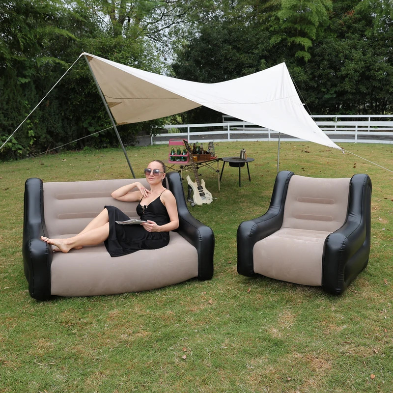 Colchón de Aire, Sofá Inflable - Outdoor Camping Inflatable Tent reseña y precio