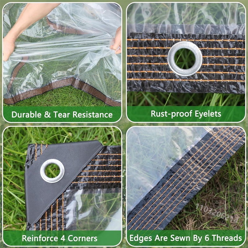 Lona transparente para exterio - Outdoor Camping Dog Fence reseña y precio