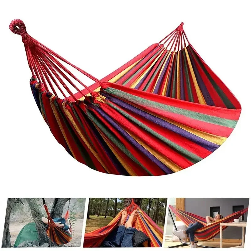 Hamaca de lona para exteriores - Outdoor Camping Hammock reseña y precio