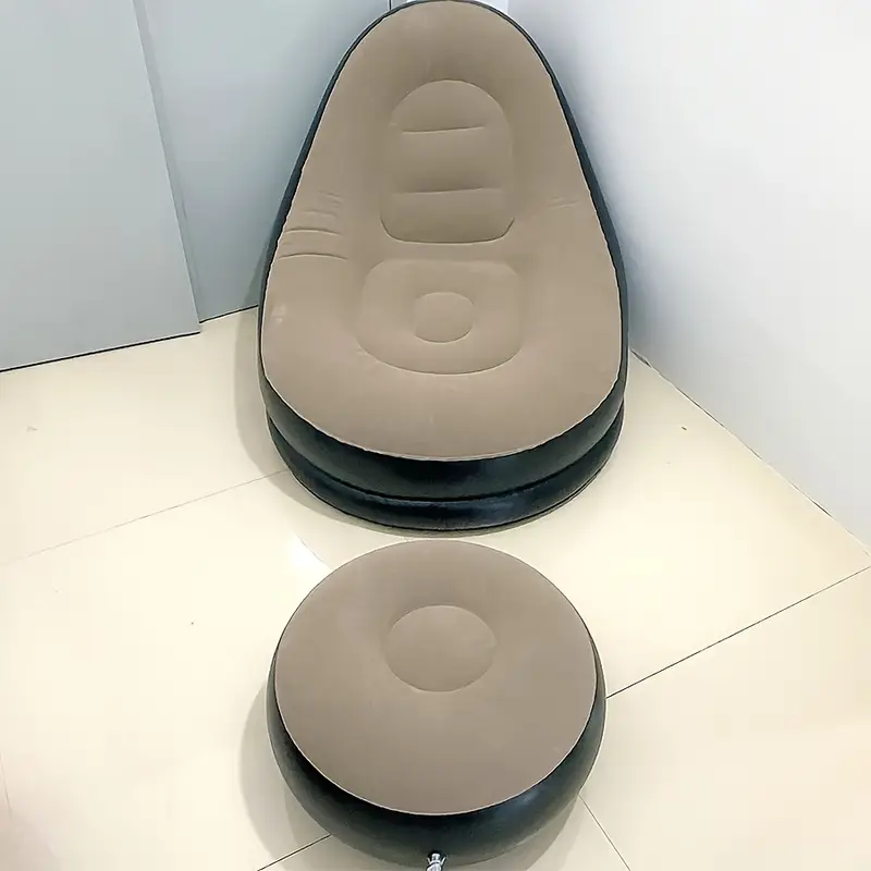 2 uds sofá perezoso silla infl - Outdoor Camping Recliner reseña y precio