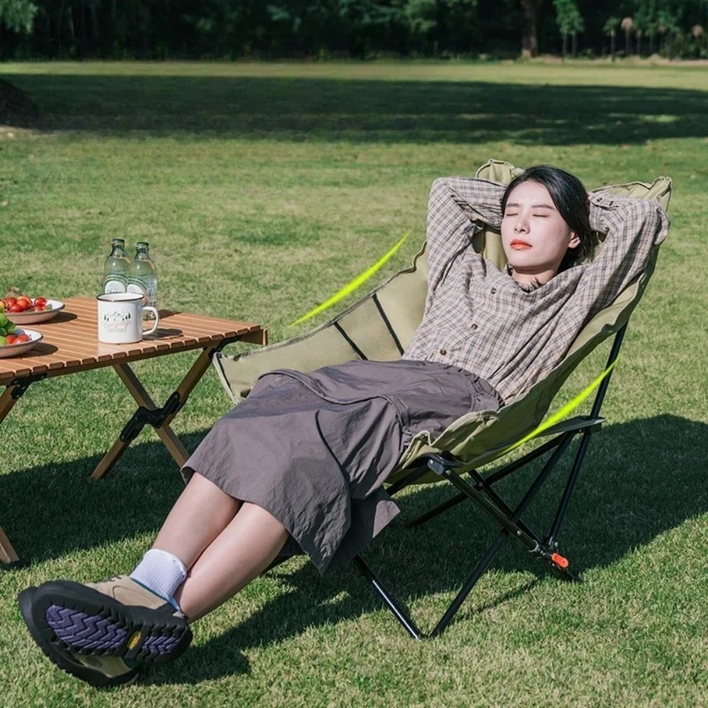Silla Plegable Portátil Tipo L - Outdoor Camping Recliner reseña y precio