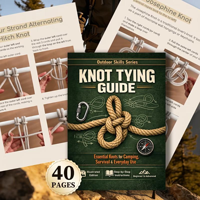 Guía Esencial para Atar Nudos: - Outdoor Camping Adventures reseña y precio