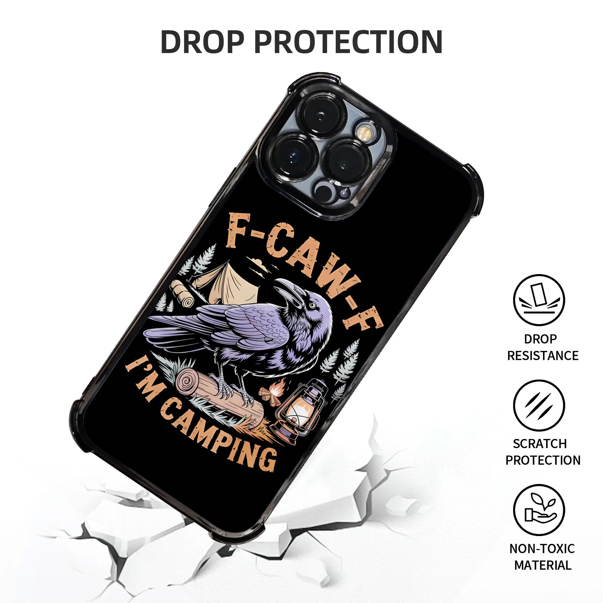 Divertida Funda para Teléfono  - Outdoor Camping Adventures reseña y precio