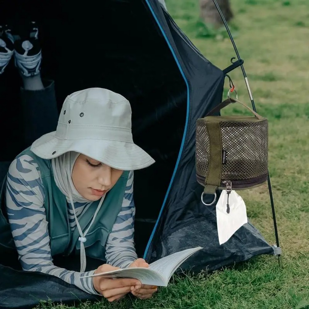 Estuche de pañuelos para acamp - Outdoor Camping Bin reseña y precio