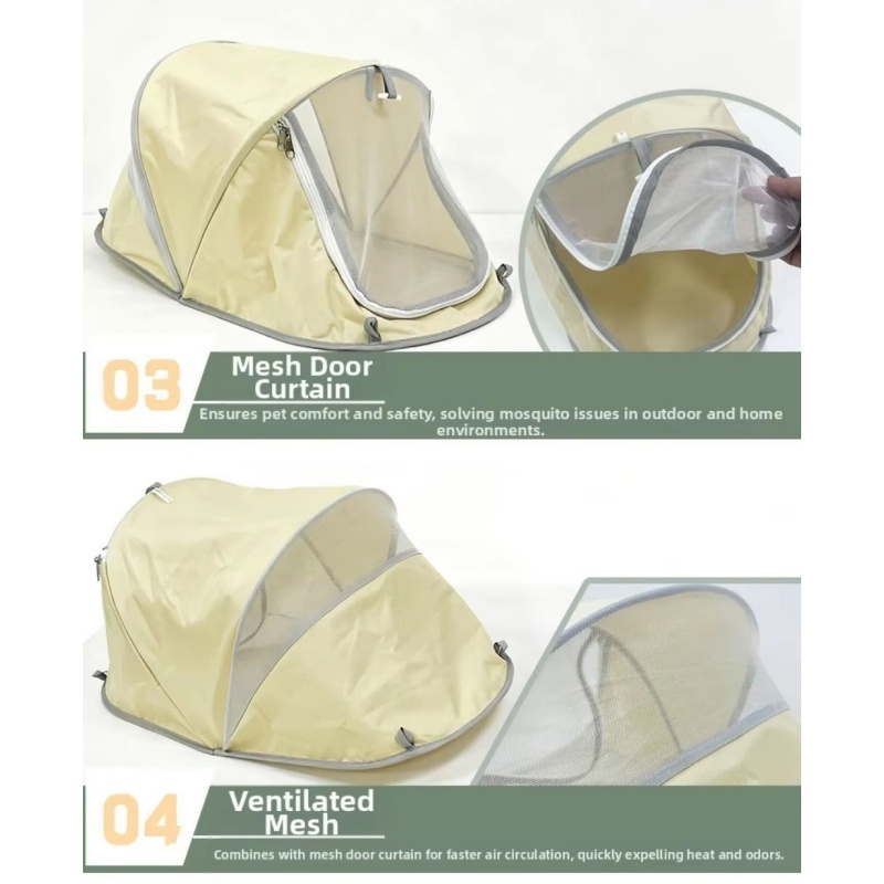 Casa de Perro Portátil Plegabl - Outdoor Camping Dog Fence reseña y precio