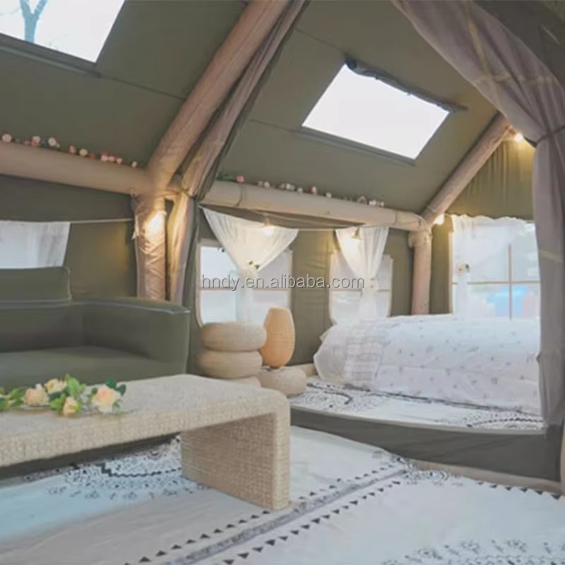 2025 tienda de campaña al aire - Outdoor Camping Inflatable Tent reseña y precio