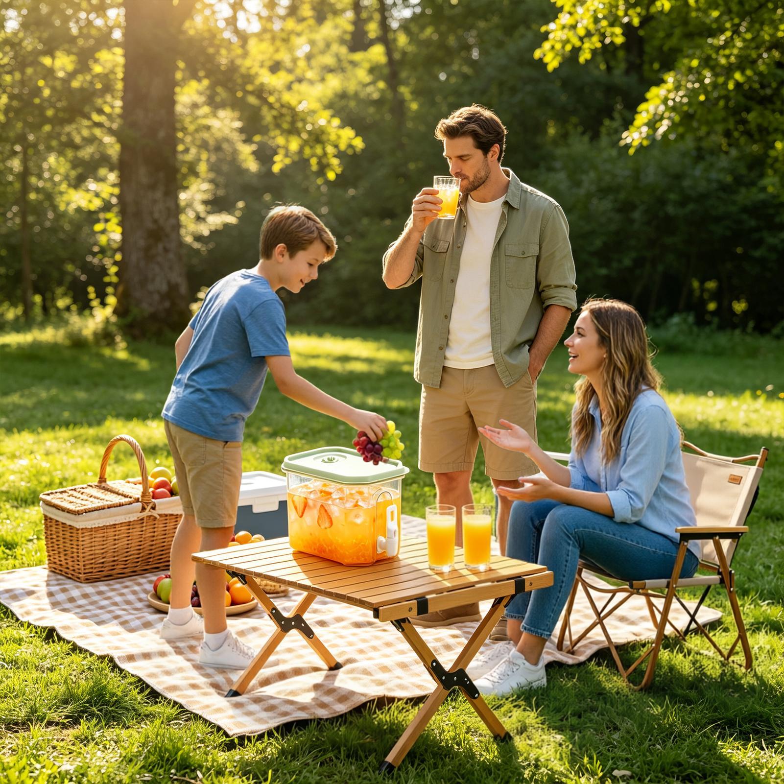 Dispensador de bebidas de 3,5  - Outdoor Camping Fridge reseña y precio