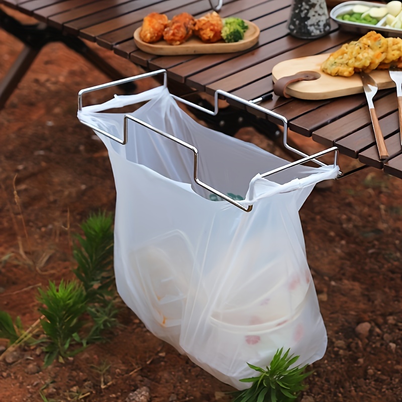 1 estante para bolsas de basur - Outdoor Camping Bin reseña y precio