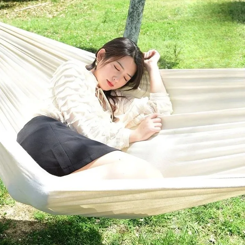 Hamaca de Lona sin Varillas de - Outdoor Camping Hammock reseña y precio
