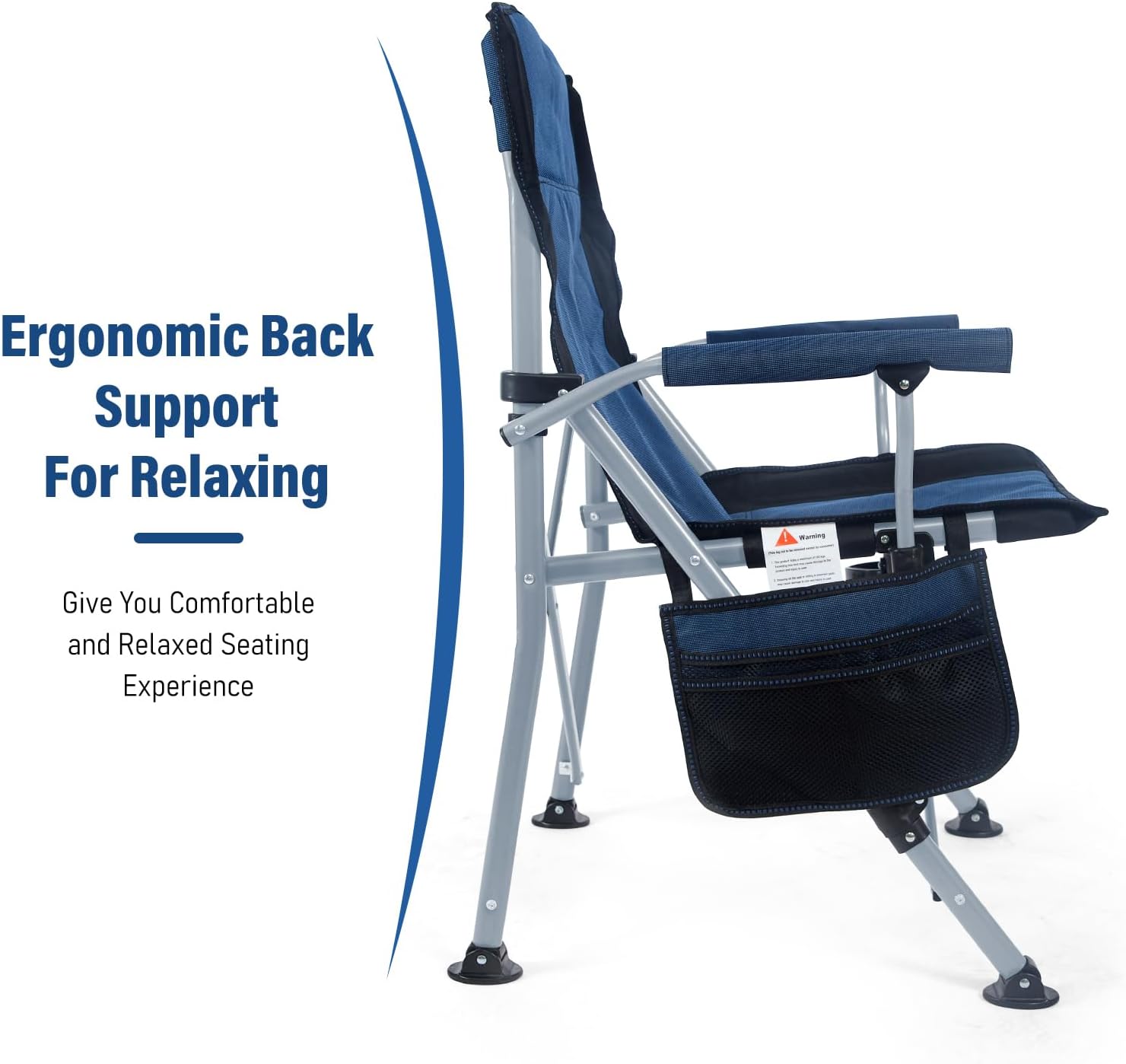 Silla Plegable Portátil para C - Outdoor Camping Recliner reseña y precio
