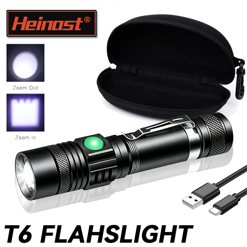 Linterna LED T6 Recargable, Li - Outdoor Camping Adventures reseña y precio