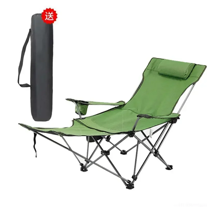 Silla plegable 2 en 1 para ext - Outdoor Camping Recliner reseña y precio