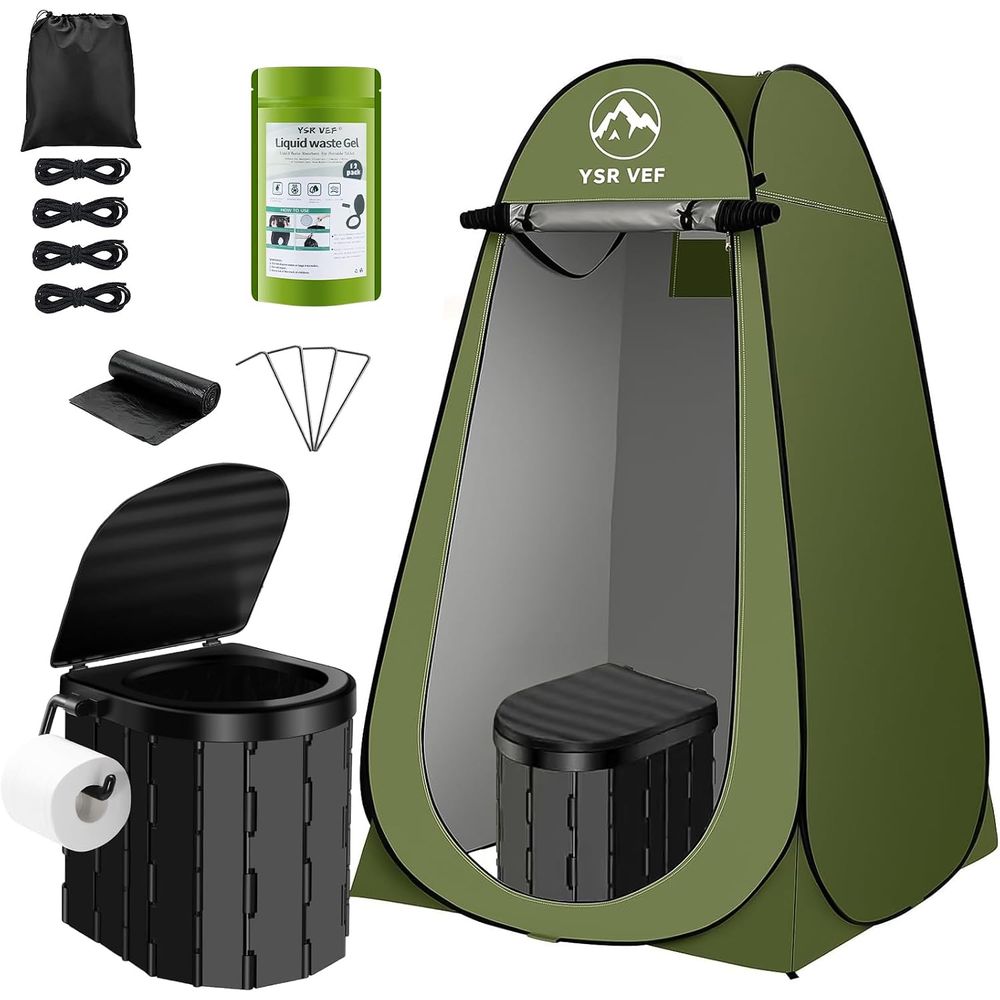 Kit de Inodoro Portátil, Inodo - Camping Tent reseña y precio