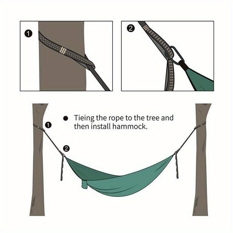 Hebillas de escalada resistent - Outdoor Camping Hammock reseña y precio