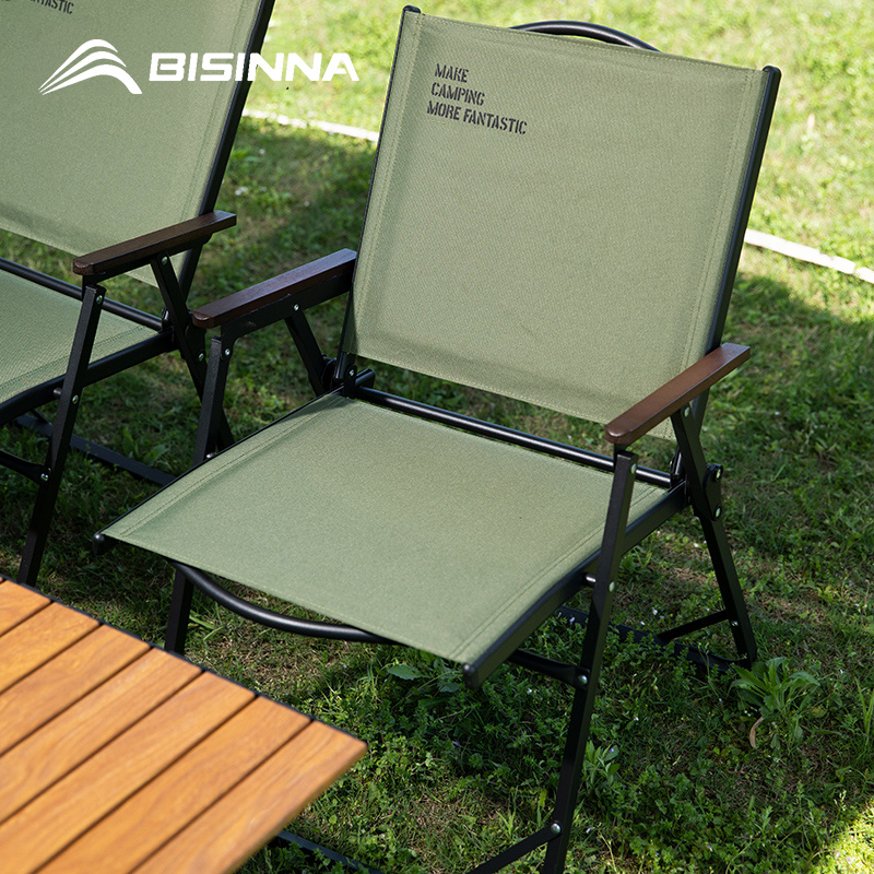 BISINNA Silla de camping plega - Outdoor Camping Loveseat reseña y precio