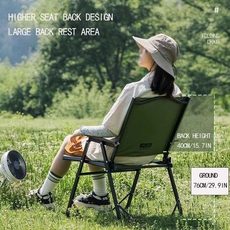BISINNA Silla de camping plega - Outdoor Camping Loveseat reseña y precio