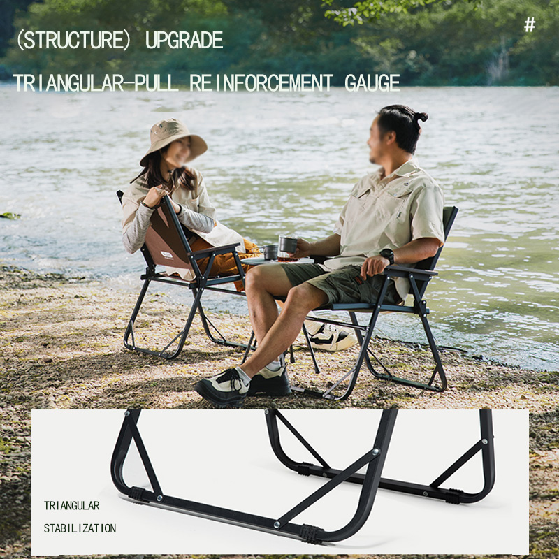BISINNA Silla de camping plega - Outdoor Camping Loveseat reseña y precio