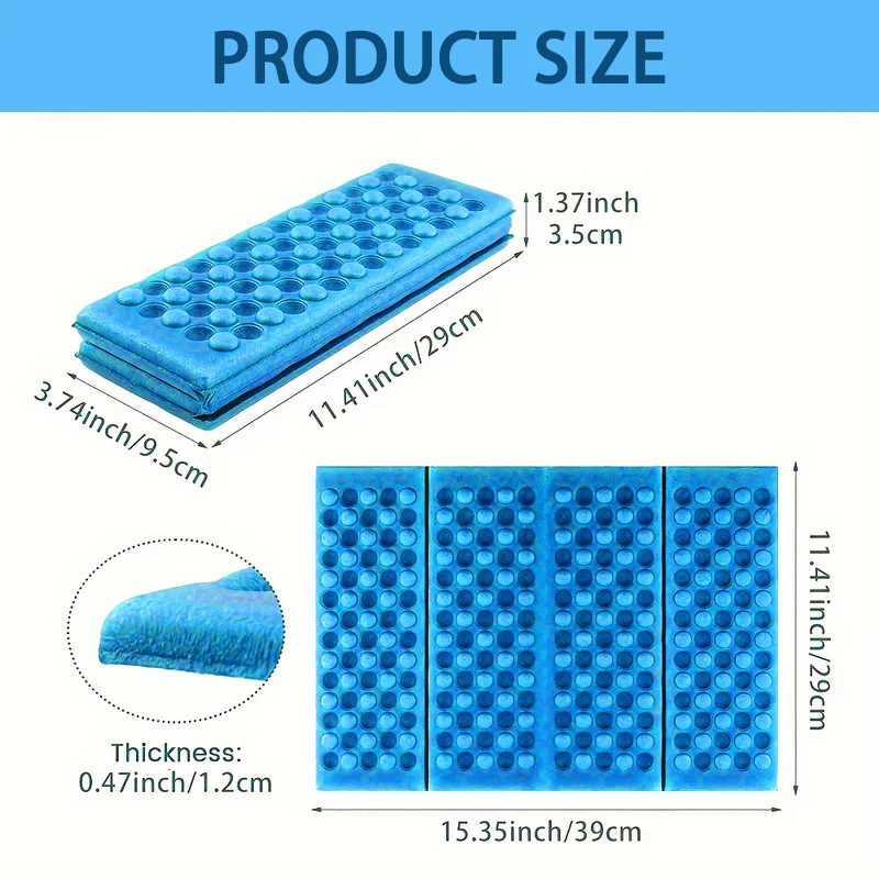 Colchoneta de masaje tipo pana - Outdoor Camping Rugs reseña y precio