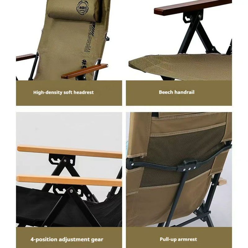 Silla Plegable de Playa y Camp - Outdoor Camping Recliner reseña y precio