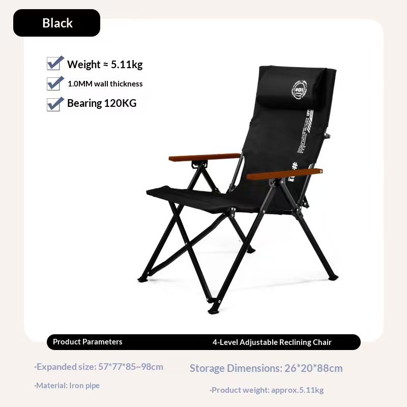 Silla Plegable de Playa y Camp - Outdoor Camping Recliner reseña y precio