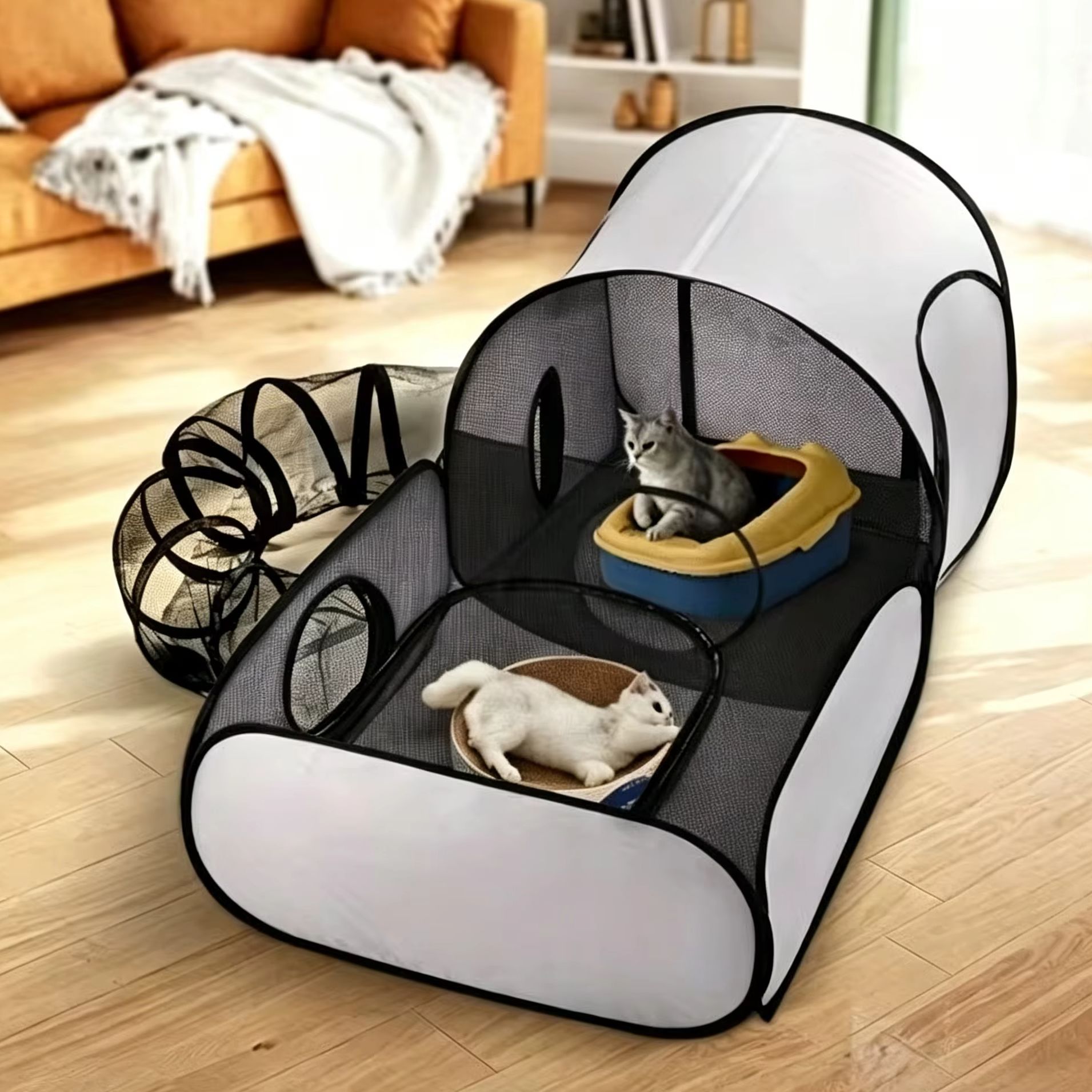 Casa Plegable para Gatos con T - Outdoor Camping Dog Fence reseña y precio
