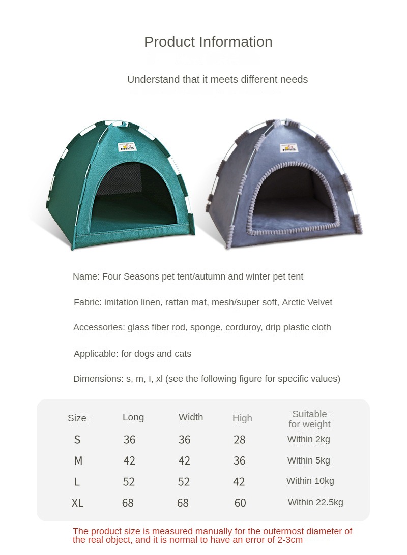 Casa Plegable para Mascotas, T - Outdoor Camping Dog Fence reseña y precio