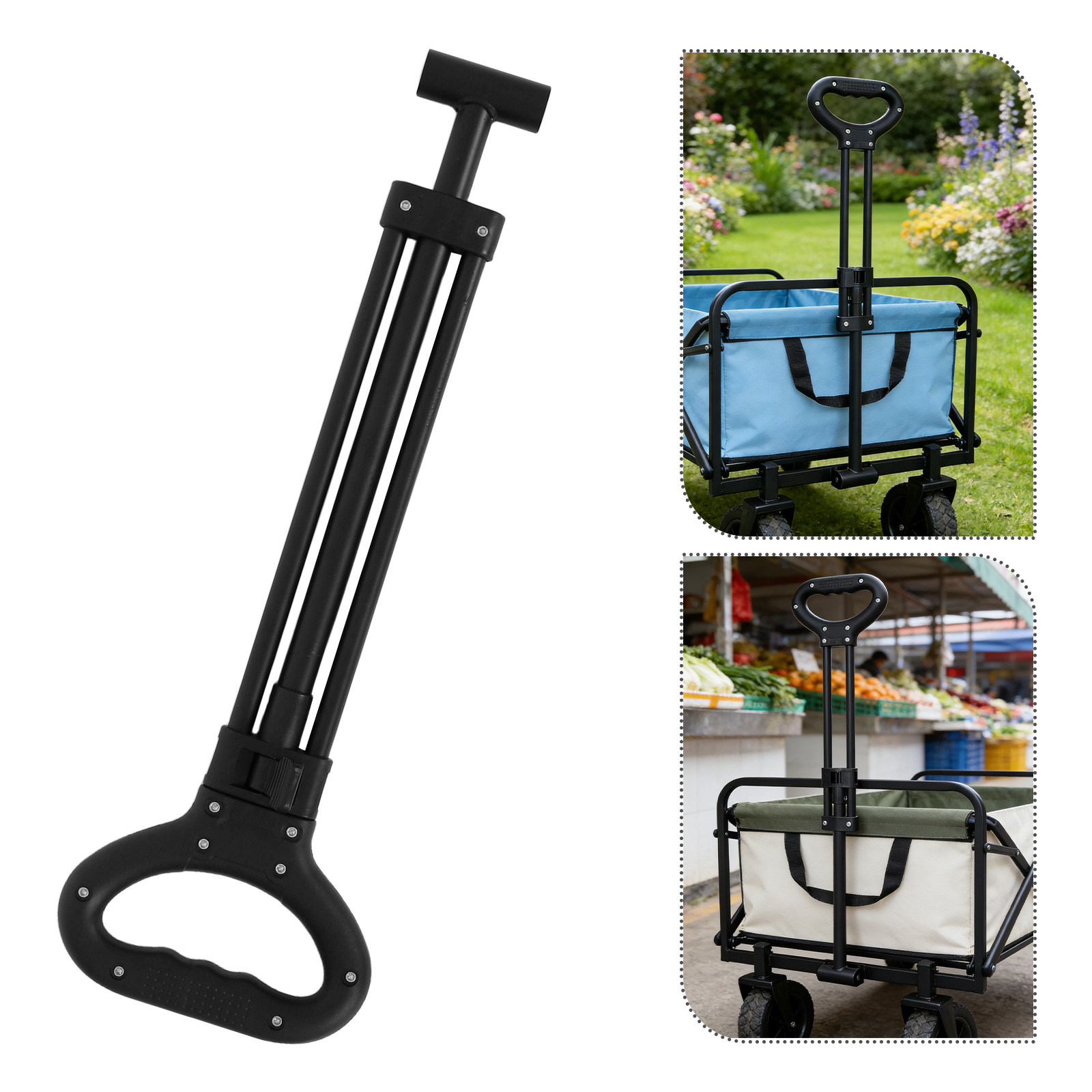 1 Juego de mango telescópico p - Outdoor Camping Trolley reseña y precio