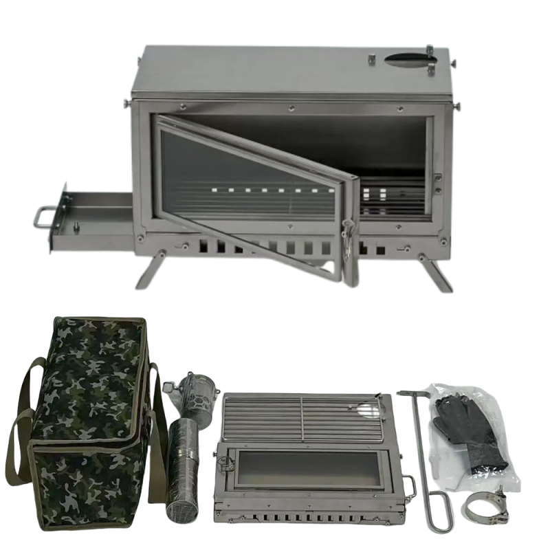 Estufa de leña, estufa de tien - Outdoor Camping Stove Wood reseña y precio