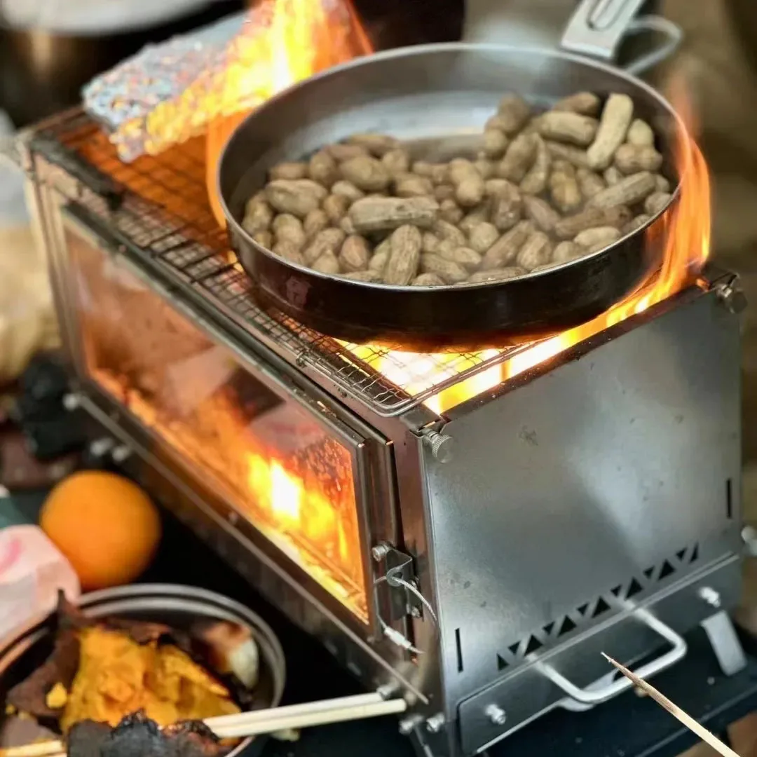 Estufa de leña, estufa de tien - Outdoor Camping Stove Wood reseña y precio